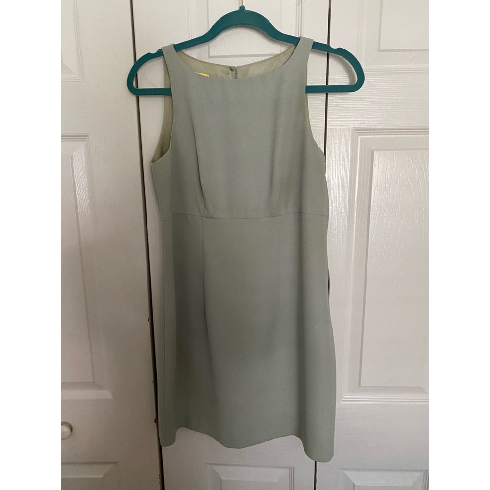 Light green high neck dress